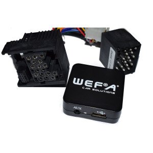 WEFA WF.605.BMW17 Interface Aux/Usb για εργοστασιακές πηγές BMW 17pin