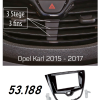 ACV 53.188 Πρόσοψη 2din Opel Karl 2015-2017 (Μαύρο γυαλιστερό)