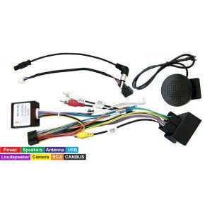 AFTERMARKET 16.092 Φίσα 16pin για multimedia με Canbus Box για Citroen / Peugeot (Quadlock)