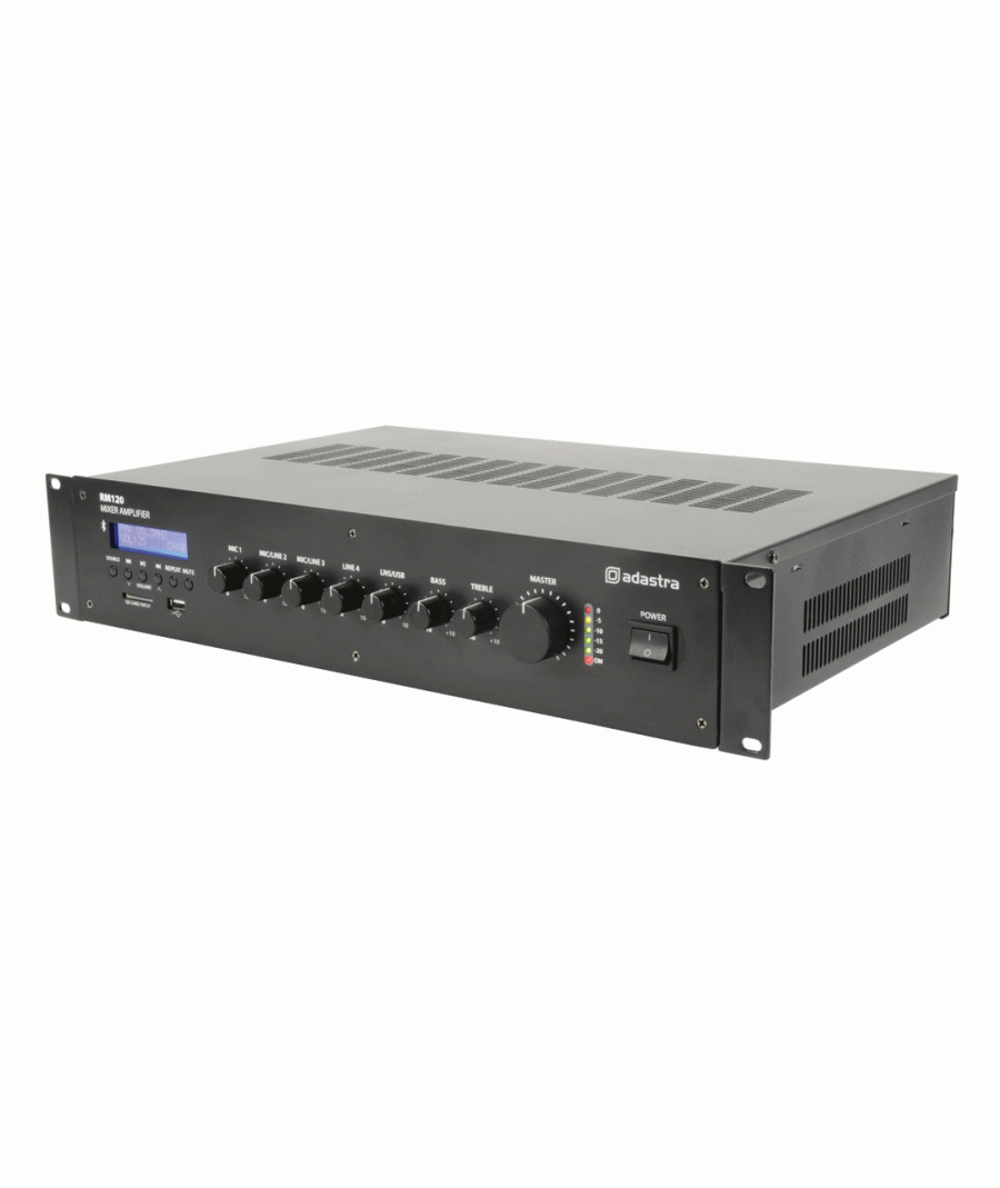 Adastra RM120 Ενισχυτής-Μίκτης 5 Καναλιών 120W RMS (Τεμάχιο)
